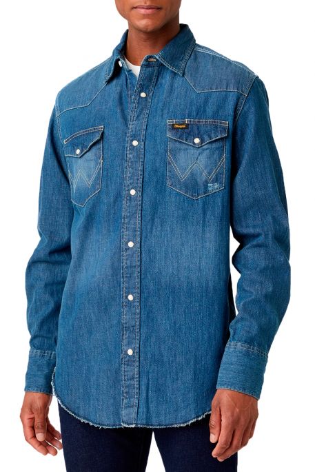 Chemise en jean WRANGLER Tinted Blue