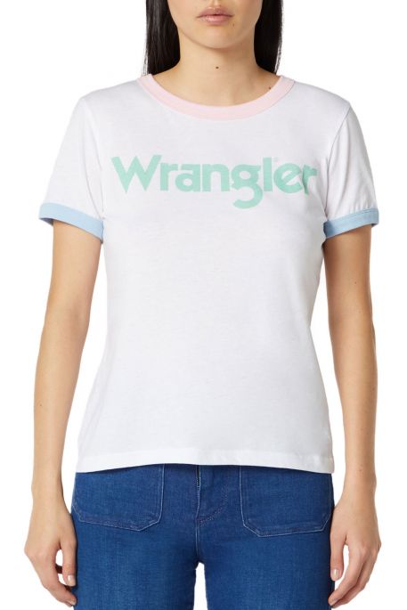 Tee-shirt WRANGLER RINGER Real White