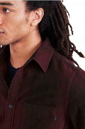 Chemise DOCKERS® ICON BUTTON Chromatic Black Bean