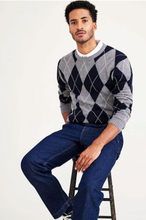 Pull DOCKERS® CRAFTED CREWNECK Argyle Gloria