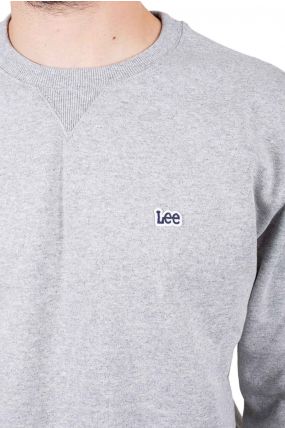 Sweat LEE PLAIN CREW Gris