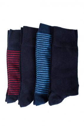 Chaussettes LEVIS 168SF Navy Red ( gift x4 )
