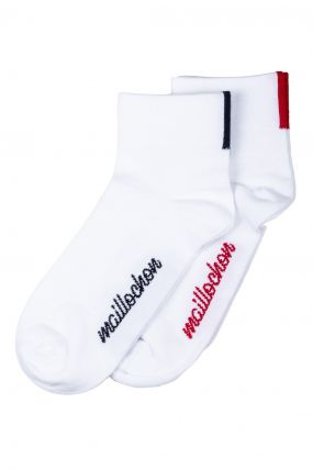 Le pack chaussettes MAILLOCHON QUARTER Blanc (X2)