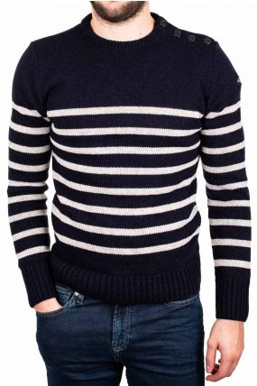 Pull SCHOTT PL OUTRIDER1 Navy Naturel