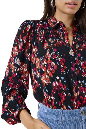 Chemisier GARCIA PRINT Black