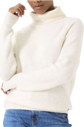 Pull col roulé GARCIA Off White