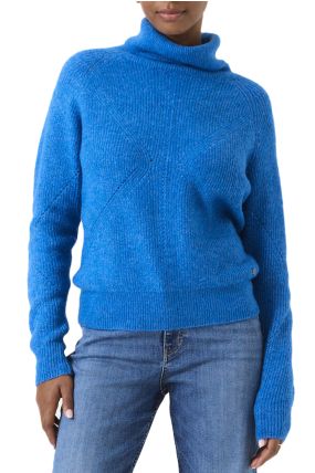Pull col roulé GARCIA Bold Blue