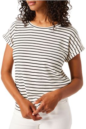 T-shirt GARCIA Rayé Black