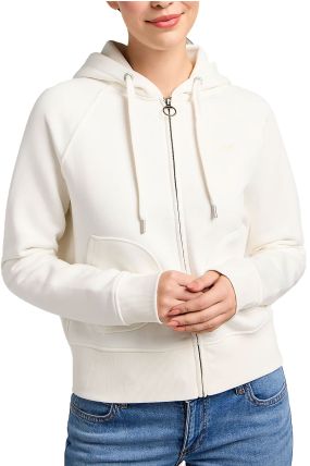 Sweat LEE ZIP THROUGH Ecru