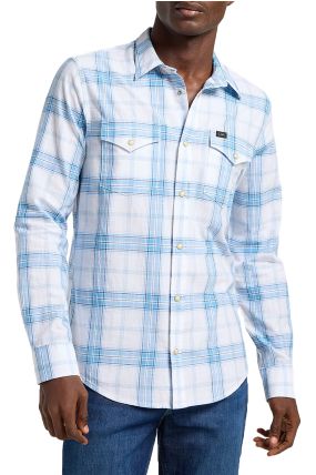 Chemise LEE WESTERN Stream Bright White