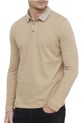 Polo LEE COOPER BIGNO Argile Beige