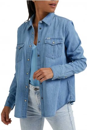 Chemise en jean LEE REG Blue Media