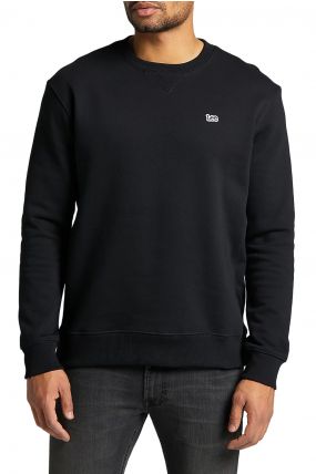 Sweat LEE PLAIN CREW Black