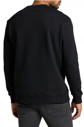 Sweat LEE PLAIN CREW Black