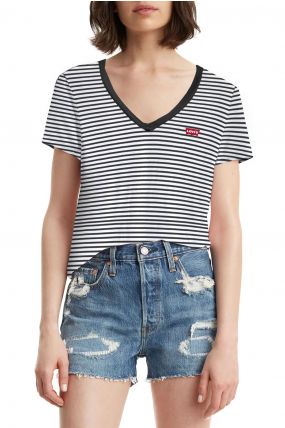 Tee-shirt LEVIS PERFECT Stripe Cloud Dancer