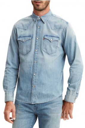 Chemise en jean LEVIS BARSTOW WESTERN Red Cast Stone