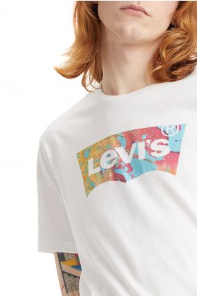 Tee Shirt LEVI'S® GRAPHIC CREWNECK Lava