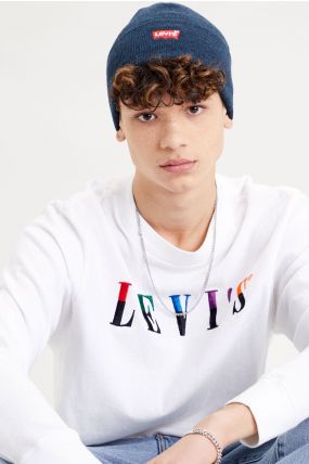 Bonnet LEVI'S® Souple Brodé Navy Blue