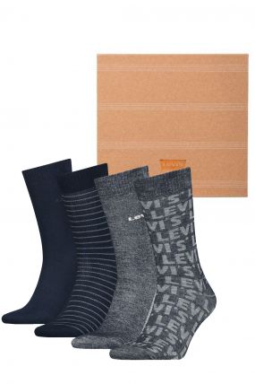 Le pack chaussettes LEVI'S® REGULAR Denim (X4)