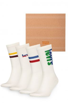 Le pack chaussettes LEVI'S® REGULAR Mixed Colors (X4)