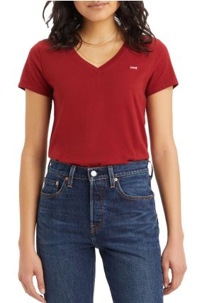 Tee-shirt LEVI'S® PERFECT V-NECK Tomato