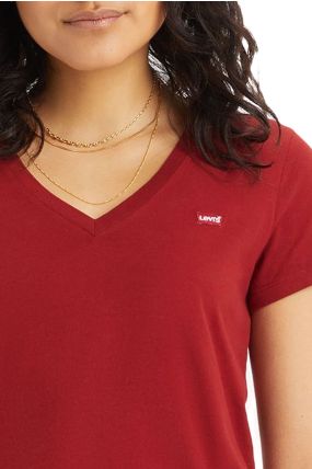 Tee-shirt LEVI'S® PERFECT V-NECK Tomato