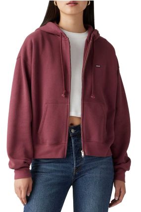 Sweat LEVI'S® EVERYDAY ZIP HOODIE Burgundy