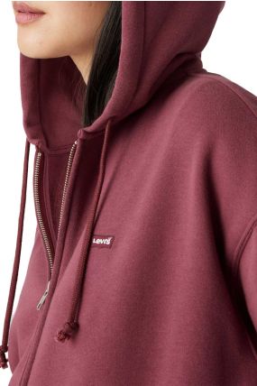 Sweat LEVI'S® EVERYDAY ZIP HOODIE Burgundy