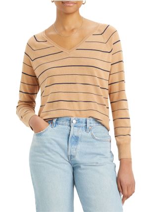 Pull LEVI'S® PETAL V-NECK Tan
