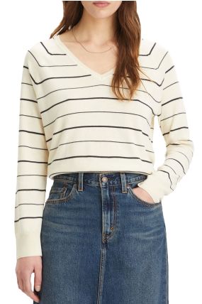 Pull LEVI'S® PETAL V-NECK White