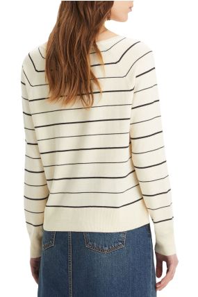 Pull LEVI'S® PETAL V-NECK White