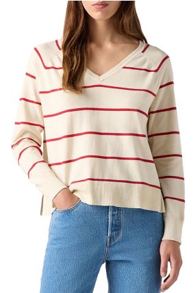Pull LEVI'S® PETAL V-NECK Stephanie White