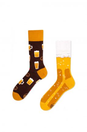 Chaussettes MANY MORNINGS CRAFT BEER Yellow