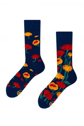 Chaussettes MANY MORNINGS FLOWER POWER Navy