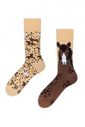 Chaussettes MANY MORNINGS WILD HORSE Marron