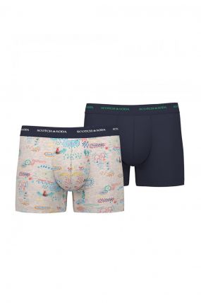 Boxers SCOTCH & SODA ICONIC Navy/White