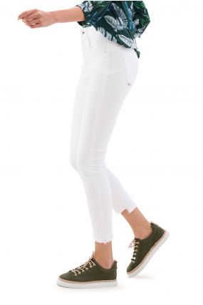 Jean FAITH PUSH IN CROPPED Blanc