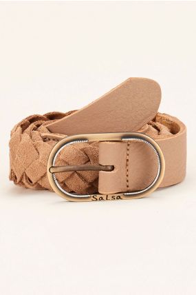 Ceinture SALSA TRESSEE Beige