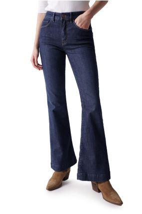 Jean SALSA FAITH PUSH IN FLARE Medium Dark