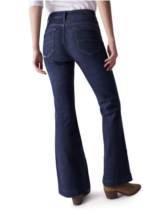Jean SALSA FAITH PUSH IN FLARE Medium Dark