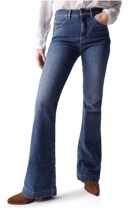 Jean SALSA FAITH PUSH IN FLARE Medium Blue 