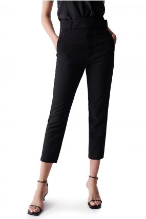 Pantalon SALSA CHINO CROPPED Black