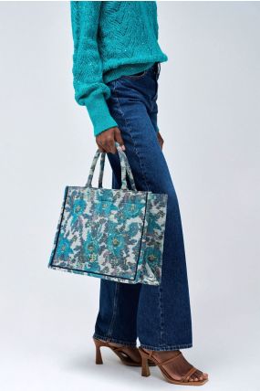 Sac Cabas SALSA à motif floral