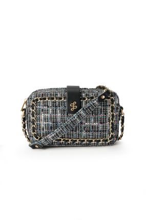 Sac bandoulière en tweed SALSA Chiné