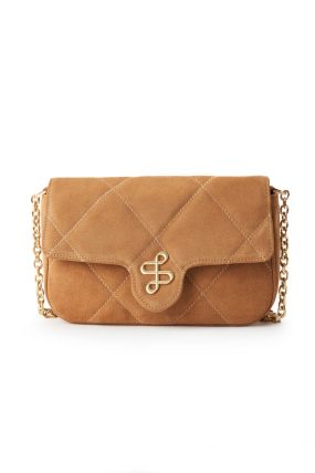Sac en daim SALSA LOGO METAL Brun