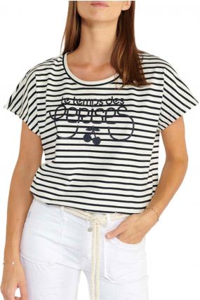 Tee Shirt TEMPS DES CERISES SAILOR Blue