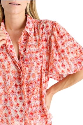 Chemise LE TEMPS DES CERISES ELENA Red