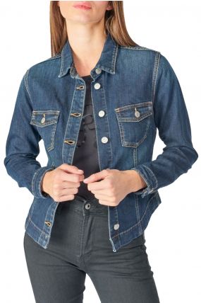 Blouson en jean LE TEMPS DES CERISES LILLY Blue