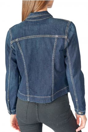 Blouson en jean LE TEMPS DES CERISES LILLY Blue