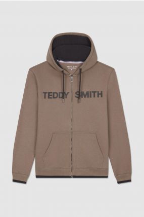 Sweat TEDDY SMITH GICLASS HOODY Chatain